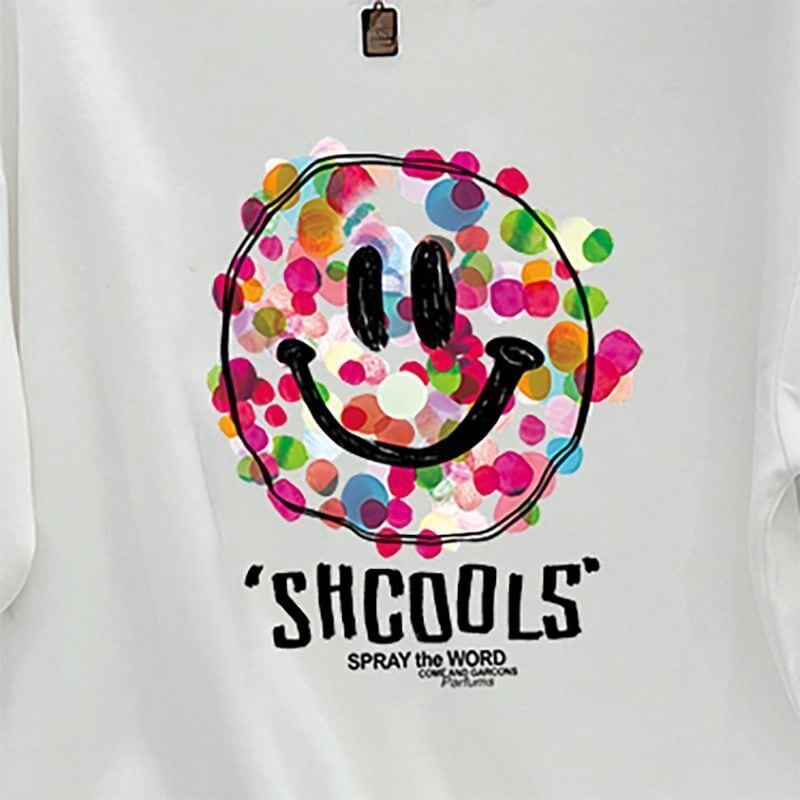 話題沸騰中 スマイリー カジュアル 半袖 Tシャツ <F-8651>