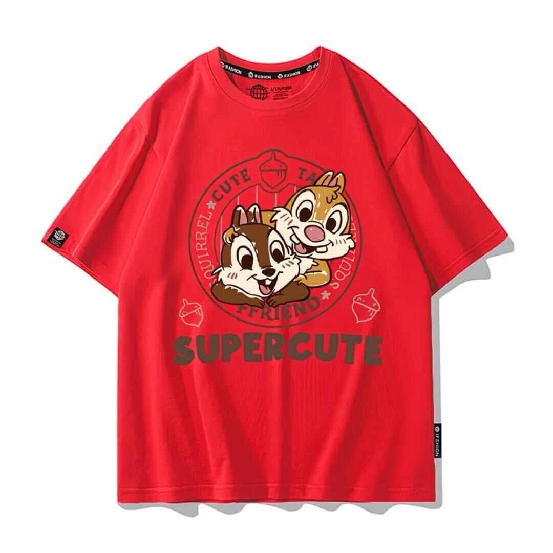 男女兼用 着心地良い シンプル カジュアル 半袖 Tシャツ F-13176