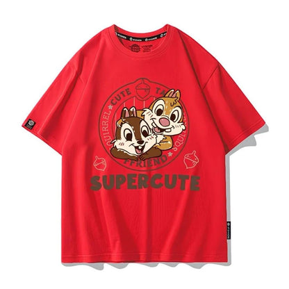 男女兼用 着心地良い シンプル カジュアル 半袖 Tシャツ F-13176