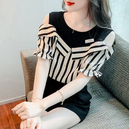 【人気急上昇中！】着回し力抜群 全2色 売り切れ必至 Tシャツ <F-11900>