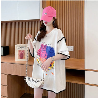 売り切れ必至 ファッション 着心地抜群 プリント 半袖 Tシャツ＜F-8336＞