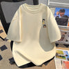 新商品 カジュアル 定番シンプル プリント 全6色 半袖TシャツF-8767