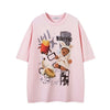 売れ筋 早い者勝ち 絶対流行 カジュアル 2色選択 Tシャツ<F-11178>