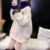 もこもこハイネックボアトレーナー全3色厚手スウェット<F-4394>