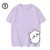 男女兼用 シンプル 着心地良い ゆったり Tシャツ F-13201