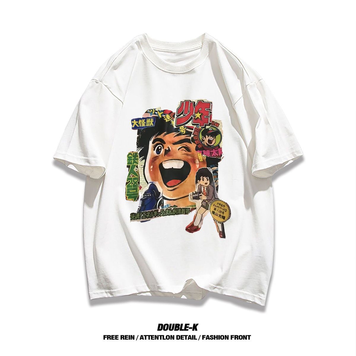 男女兼用 大人気 プリント ファッション 半袖 Tシャツ F-13276