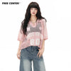 エレガント 好感度UP 大好評 カジュアル 全4色 Tシャツ＜F-11546＞