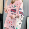 スタイリッシュ 切り替え 一目惚れ プリント Tシャツ カットソー＜F-3540＞