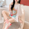 デザイン感   チャーミング Tシャツ カットソー＜F-3529＞