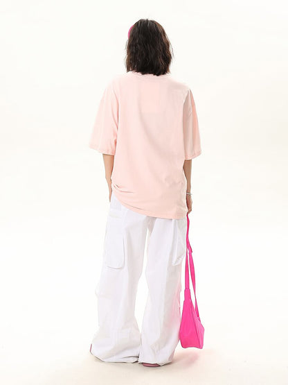 売れ筋 早い者勝ち 絶対流行 カジュアル 2色選択 Tシャツ<F-11178>