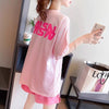 好感度UP カジュアル ファッション 上質 Ｔシャツⅹパンツセット<F-8456>