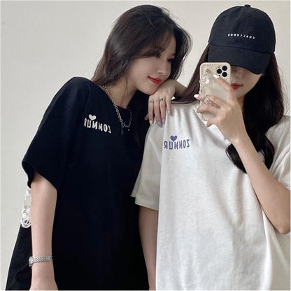 オシャレ度満点   一目惚れ Tシャツ カットソー＜F-3560＞