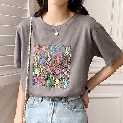オシャレ度満点   着心地抜群 Tシャツ カットソー＜F-3408＞