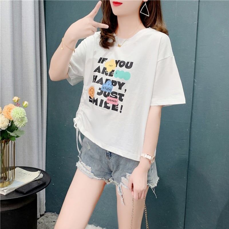 個性的なデザイン   一目惚れ Tシャツ カットソー＜F-3671＞