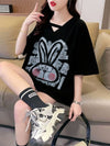 キュート 好感度UP 海外トレンド カジュアル 全4色 半袖 Tシャツ ＜F-11097＞