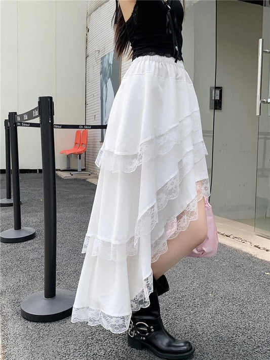 美人度アップ デートにぴったり 主役級 女性力を高める 無地 ハイウエスト スカート ボトムス＜F-11310＞