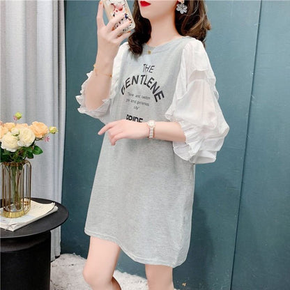 個性的なデザイン   スタイリッシュ Tシャツ カットソー＜F-3117＞