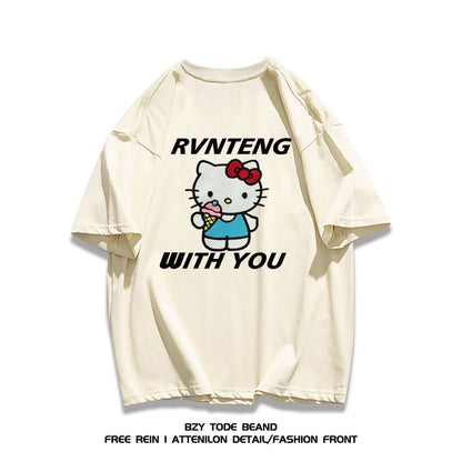 男女兼用 売れ筋 上質 プリント Tシャツ F-13305