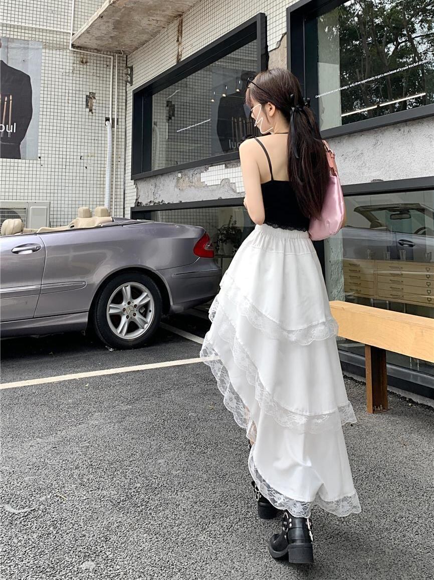 美人度アップ デートにぴったり 主役級 女性力を高める 無地 ハイウエスト スカート ボトムス＜F-11310＞