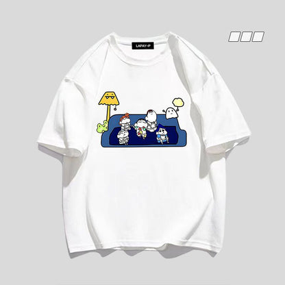 男女兼用 高品質 カジュアル Tシャツ F-13362