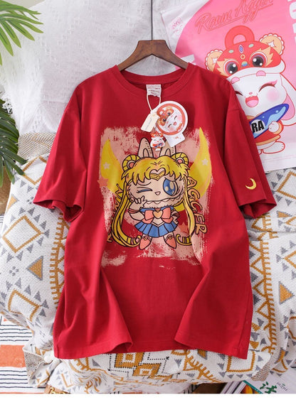 今季も大流行 ゆったり 刺?ロゴ ユニセックス 全3色 半袖 Tシャツ <F-4852>