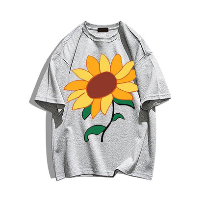 男女兼用 シンプル 上質 プリント Tシャツ F-13303