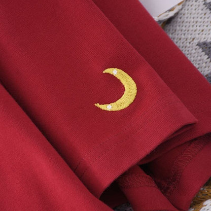 今季も大流行 ゆったり 刺?ロゴ ユニセックス 全3色 半袖 Tシャツ <F-4852>