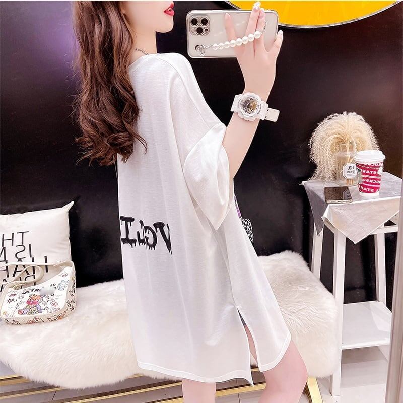 カジュアル   オシャレ度満点 Tシャツ カットソー＜F-3515＞
