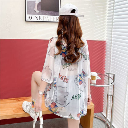 女子マスト 半袖 ラウンドネック ワンピース Tシャツ＜F-8635＞