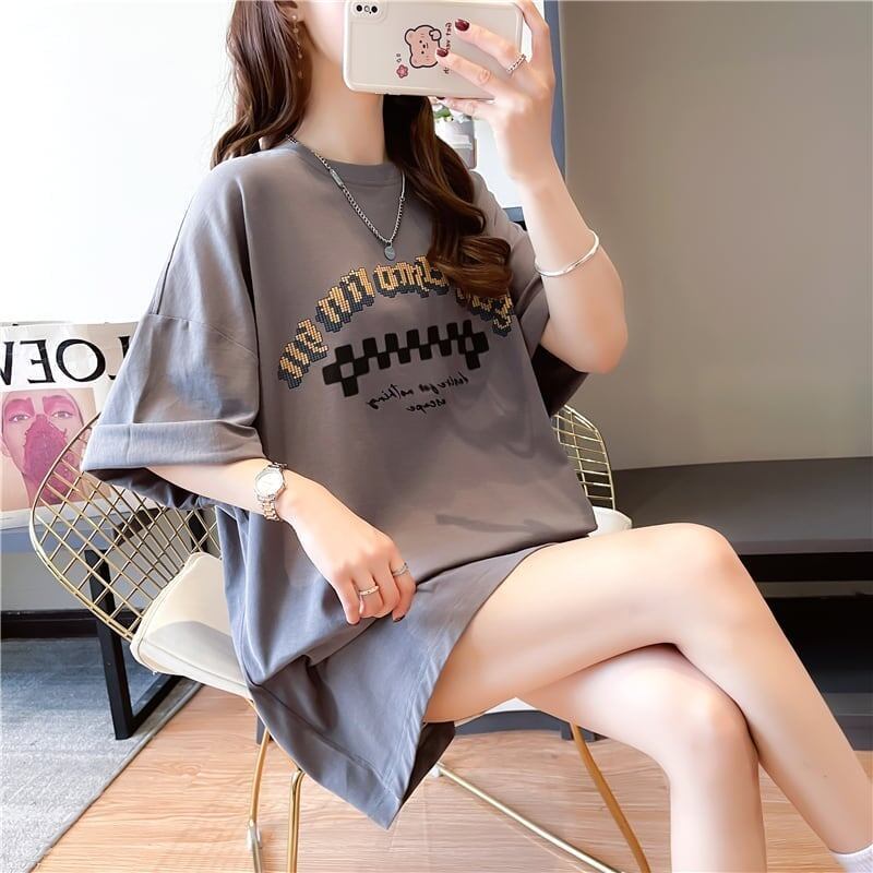 ゆったり感アップ   オシャレ度満点 Tシャツ カットソー＜F-3478＞