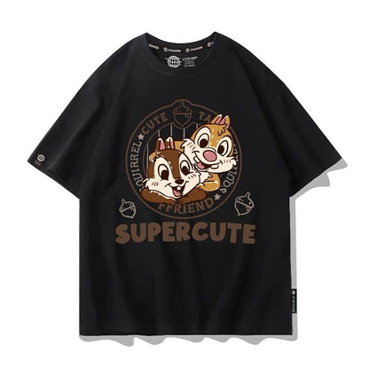 男女兼用 着心地良い シンプル カジュアル 半袖 Tシャツ F-13176
