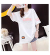 質感のいい   熊柄 オーバーサイズ Tシャツ ＜F-2878＞