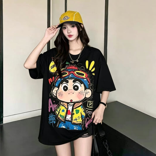 売れ筋 プリント 大人気 半袖 Tシャツ F-13285