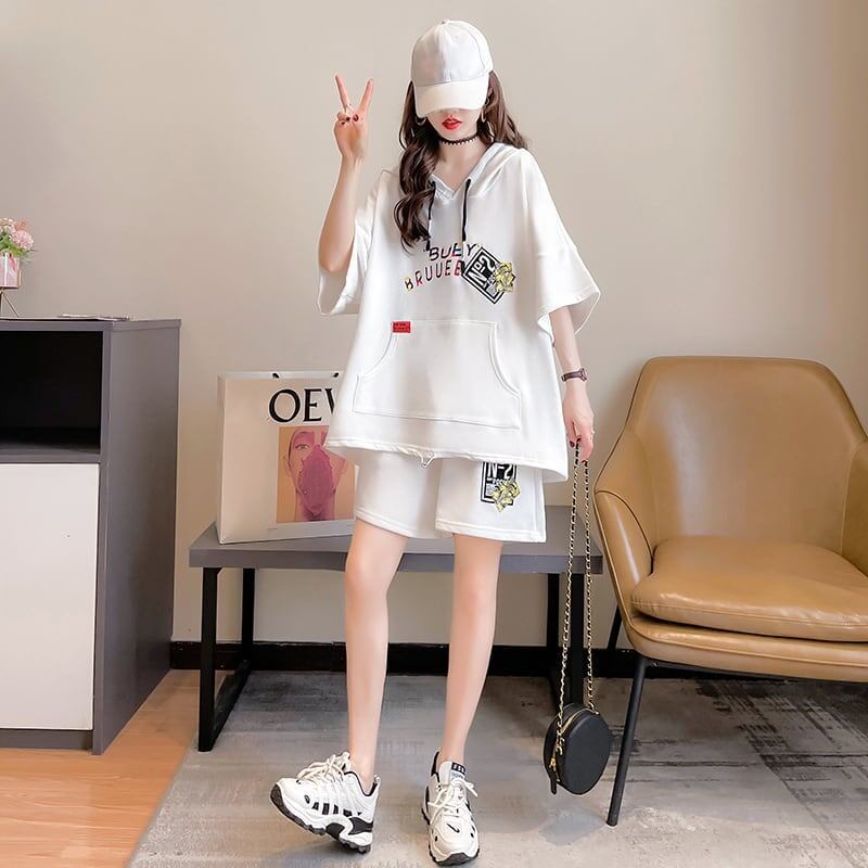 ファッション 切り替え 清涼感たっぷり ブラウス＋パンツ セットアップ＜F-3144＞