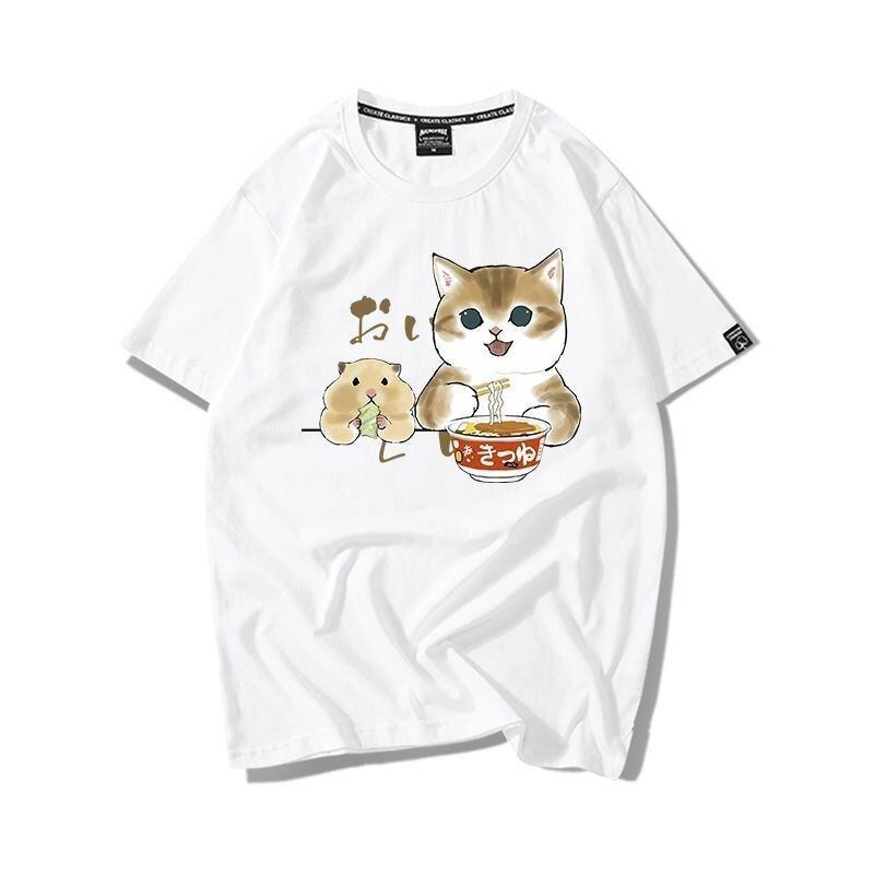 大好評 キュート 人気上昇中 着心地良い カジュアル プリント 全8色 半袖Tシャツ<F-9340>