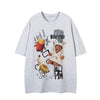 売れ筋 早い者勝ち 絶対流行 カジュアル 2色選択 Tシャツ<F-11178>