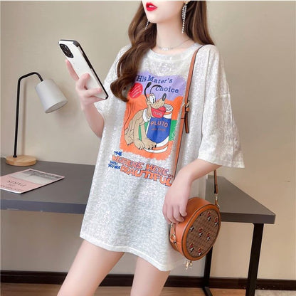 好感度満載   美感いっぱい Tシャツ カットソー＜F-3548＞