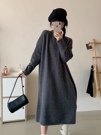 激安セール プラスベルベット ファッション 5色 長袖 ニット セーター F-10382