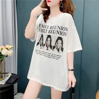 デザイン感   チャーミング Tシャツ カットソー＜F-3517＞