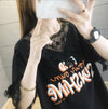 エレガントなレースステッチ半袖Tシャツ<F-3030>