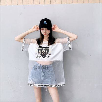 売り切れ必至   個性派 ゆったり半袖 Tシャツ全4色 ＜F-8157＞