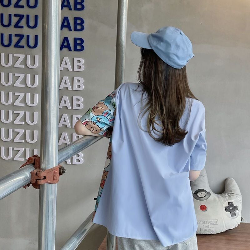 海外トレンド カジュアル 好感度UP 全3色 半袖 Tシャツ ＜F-12162＞
