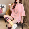 美人度アップ   ビジュー Tシャツ 三色 ゆったり半袖＜F-2945＞
