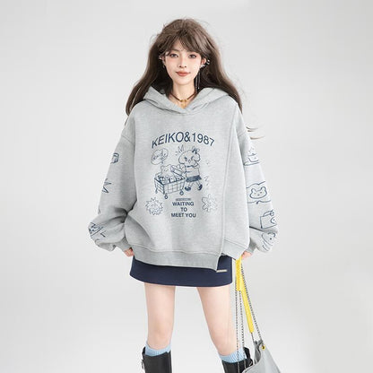 個性的なデザイン カジュアル 大人可愛い パーカーF-10255