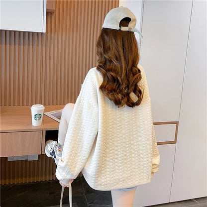 女子マスト ゆったりスウェット 刺?ロゴ 全3色トップス＜F-4807＞