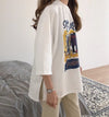 話題沸騰中   カジュアル 2色半袖Tシャツ＜F-8161＞
