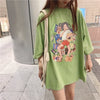 ルーズ   オシャレ度満点 Tシャツ カットソー＜F-3459＞