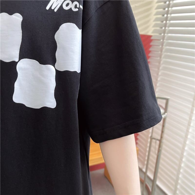 デザイン感   チャーミング Tシャツ カットソー＜F-3586＞
