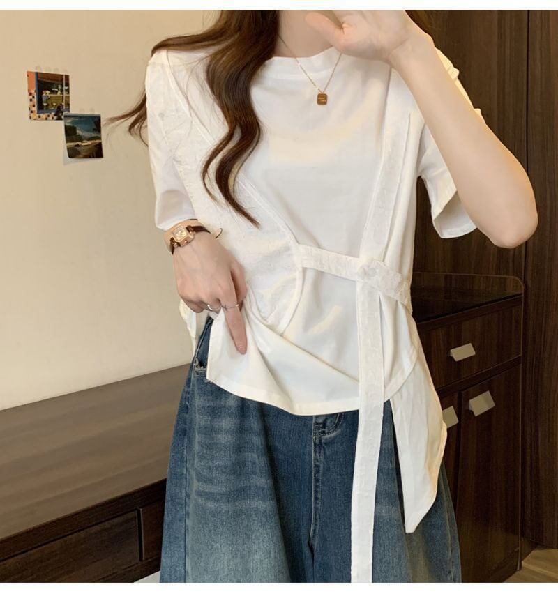 売れ筋 着回し力抜群 定番シンプル 売り切れ必至 全2色 Tシャツ <F-11999>
