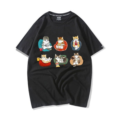 大好評 着心地良い 定番シンプル カジュアル プリント 全8色 半袖TシャツF-9314